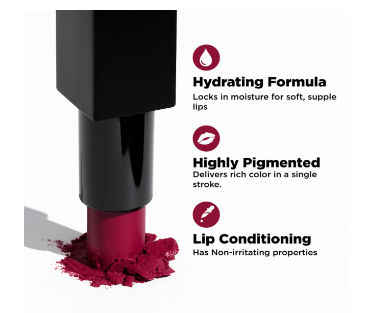 Blue Heaven Get Matte Lipstick | Soft Matte Finish and Lightweight Formula | Intense Pigment | Long-Lasting Lipsticks For Women | 601B | 4gm - Image 3