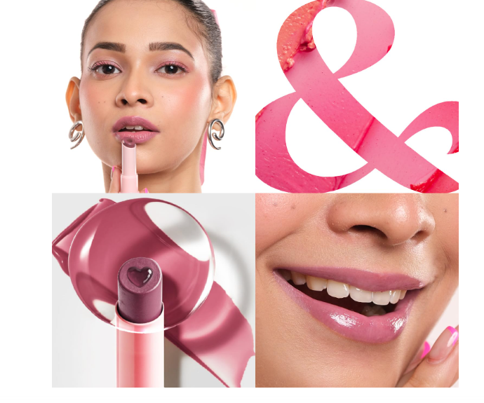 Blue Heaven Jelly & Butter SPF 50 Lip Balm infused with Jojoba Oil, Shea Butter + Vitamin E, smoothens Dry & Chapped Lips, Fades Pigmentation, Soften & Smoothes Plums Lips, Dusty Rose, 3g - Image 2