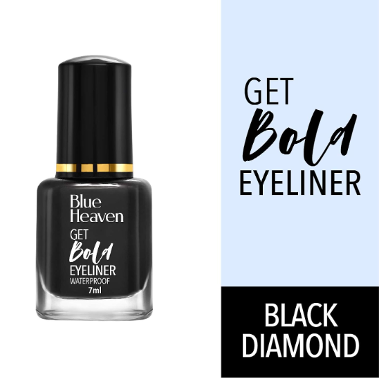 Blue Heaven Get Bold Matte Finish Eyeliner Gel (Black, 7 Ml)