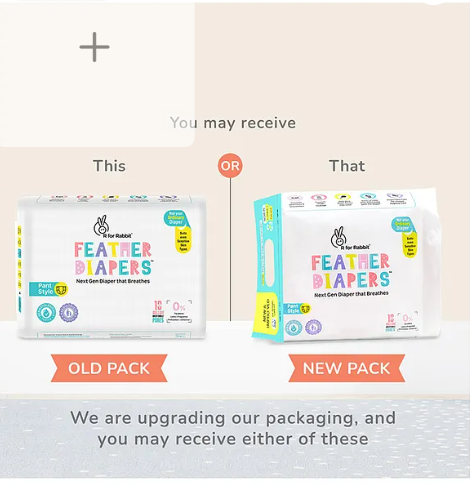 R for Rabbit XL Size Premium Feather Diaper for Baby 12 to 17 kgs (46 Pack Offer) - Image 2