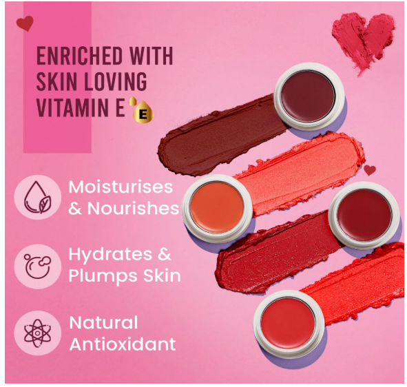 INSIGHT Blusher | Blendable Formula | Natural Dewy Finish | Creamy Matte Texture | Multiuse | Highly Pigmented |Infused With Vitamin E| Watermelon Popsicle-3.5g - Image 3