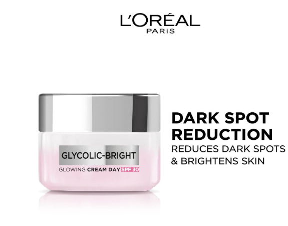 L'Oréal Paris Glycolic Bright Day Cream with SPF 17, 50ml - Image 2