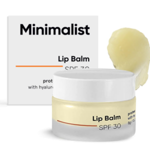 Minimalist Spf 30 Lip Balm With Ceramides & Hyaluronic Acid | Lip Protection & Nourishment | For Women & Men | 8 Gm, Off White