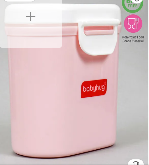 Babyhug Portable Milk Powder Container - Pink