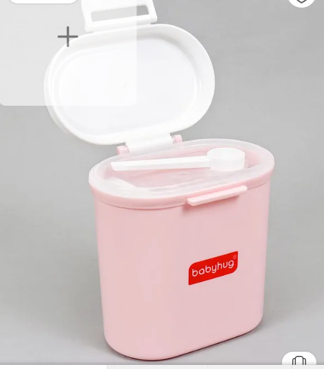 Babyhug Portable Milk Powder Container - Pink - Image 2