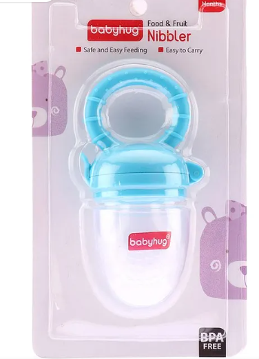 Babyhug Silicone Fruit and Food Nibbler - Blue
