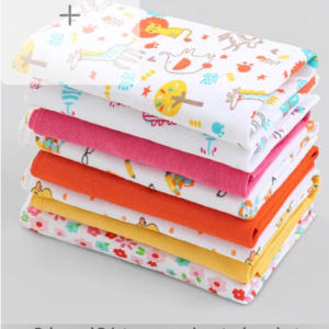 Babyhug 100% Cotton Wash Cloth Pack of 8 - Multicolor