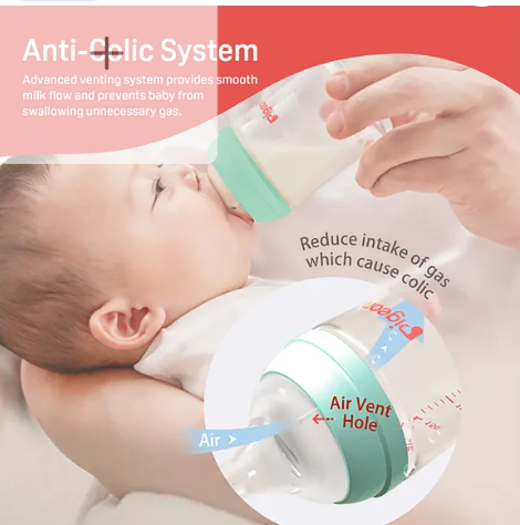 Pigeon Glass Nursing Bottle With Nipple Yellow - 160 ml - Image 5