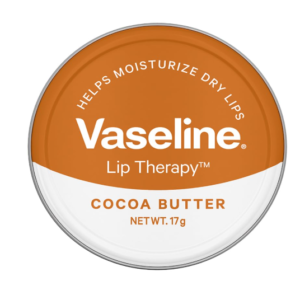 Vaseline Lip Tins Cocoa Butter, 17g | Infused with Cocoa Butter for Hydration & Glossy Shine Softline (Transparent)