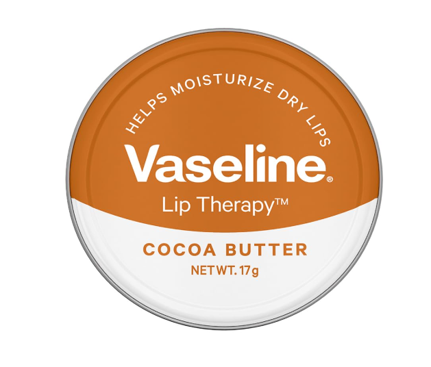 Vaseline Lip Tins Cocoa Butter, 17g | Infused with Cocoa Butter for Hydration & Glossy Shine Softline (Transparent)