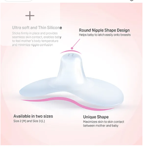 Pigeon Natural Feel Nipple Shield Size 1 - 1 Piece - Image 2