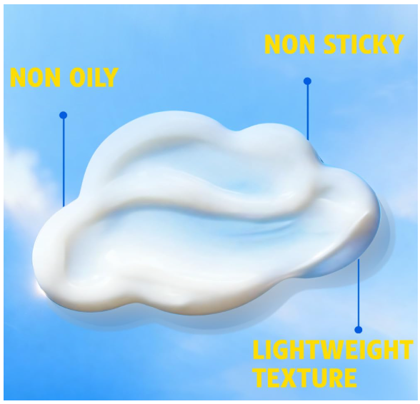 VASELINE Cloud Soft SPF 50 PA ++++ Light Moisturiser, 100 ml, for Soft and Bouncy Skin, with Ceramides & Hyaluron Moisture Fillers, Non-Sticky and Lightweight, Broad Spectrum Protection - Image 4