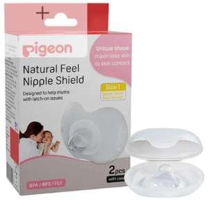 Pigeon Natural Feel Nipple Shield Size 1 With Case- 2 Pieces