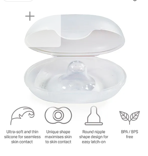 Pigeon Natural Feel Nipple Shield Size 1 With Case- 2 Pieces - Image 2