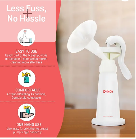 Pigeon Manual Breast Pump - White - Image 2