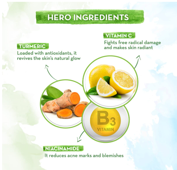 Mamaearth Vitamin C Daily Glow Face Cream With Vitamin C & Turmeric for Skin Illumination - 150 g - Image 3
