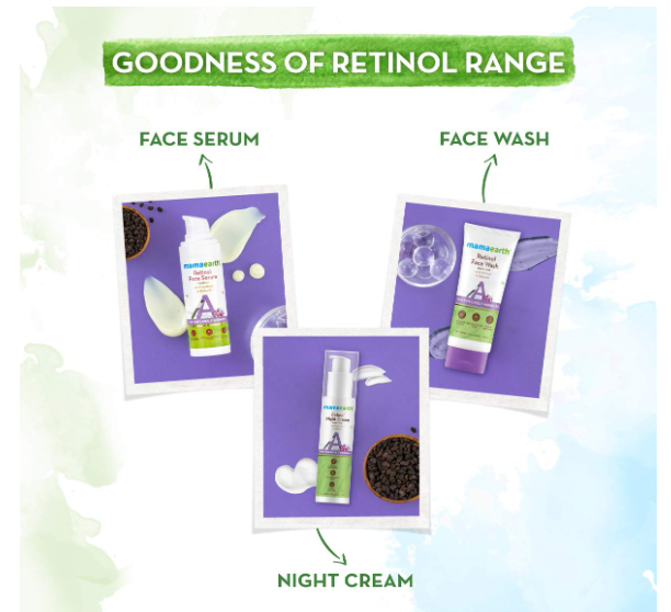 Mamaearth Retinol Night Cream For Women with Retinol & Bakuchi for Anti Aging, Fine Lines and Wrinkles – 50 g - Image 3
