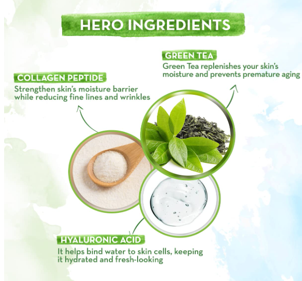 Mamaearth Bye Bye Face Cream For Women Anti Ageing, For Fine Line & Wrinkles, with Green Tea & Collagen - 30 g - Image 3