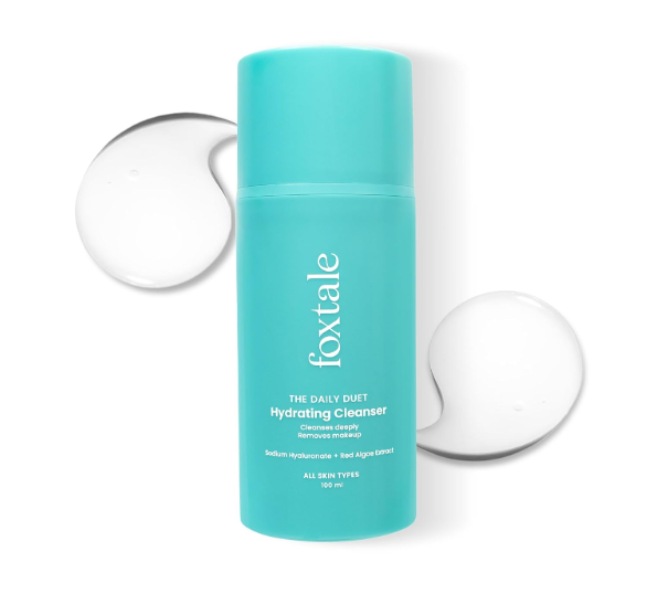 Foxtale Gentle Hydrating Face Wash with Hyaluronic Acid, Vitamin B5 | Deep Pore Cleansing | Dirt Control | Make-up Remover | Cleanser For Men & Women | All Skin Types | 100 ml