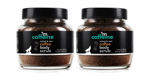 mcaffeine Exfoliating Coffee Body Scrub For Soft-Smooth Skin&Tan Removal|Unisex Body Scrub|De-Tan Bathing Scrub With Coconut Oil,Removes Dirt&Dead Skin|All Skin Types-Combo Saver Pack Of 2(200Gm)