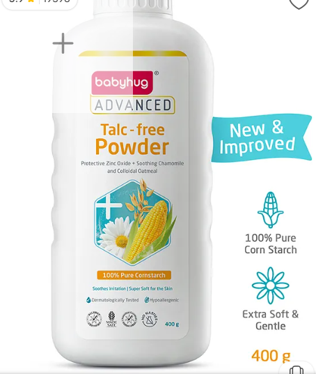 Babyhug Advanced Talc Free Powder - 400 g