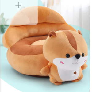 Babyhug Squirrel Shaped soft seat- Brown