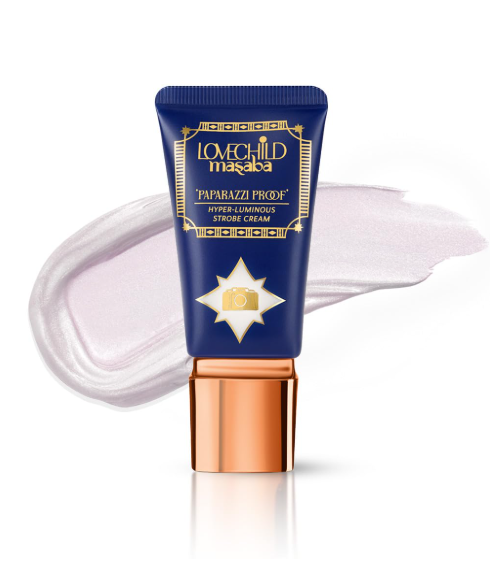 LoveChild Masaba Strobe Cream- Rose Gold (Plush Pearl), Hyper-Luminous Glow, Enriched with Hyaluronic Acid, Ceramides & Niacinamide, Moisturizing, Skin Brightening & Glowing Makeup Base, 30 g