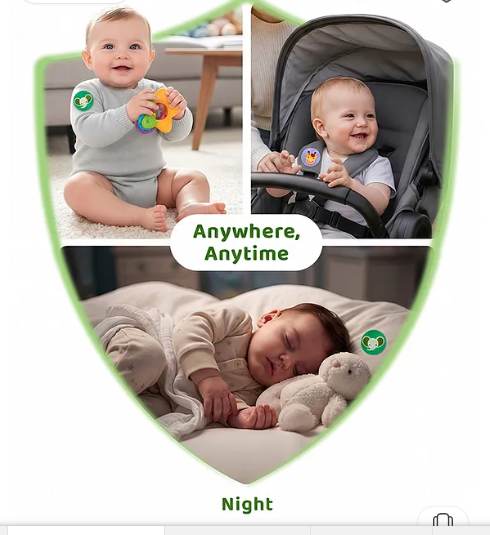 Babyhug Waterproof Natural Mosquito Repellent Patches - 48 Pieces - Image 2