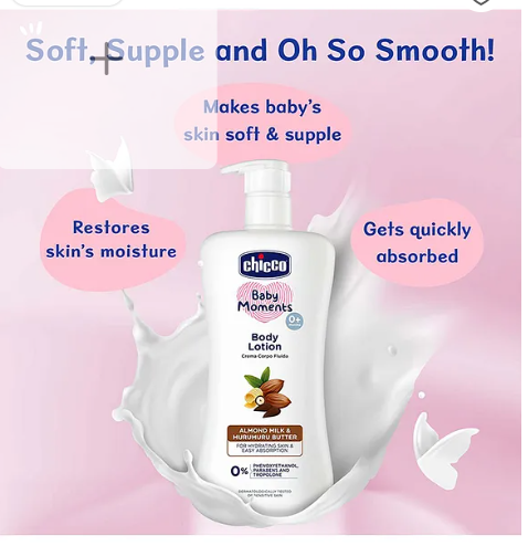 Chicco Baby Moments Body Lotion - 500 ml - Image 2