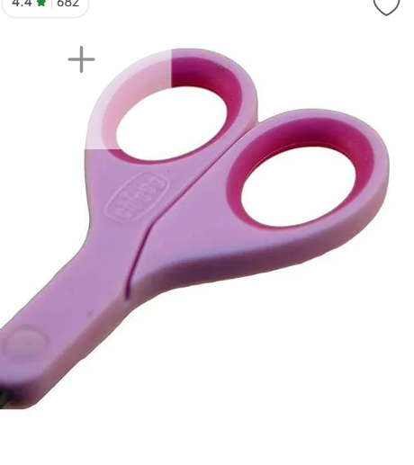 Chicco Baby Nail Scissor - Pink - Image 2