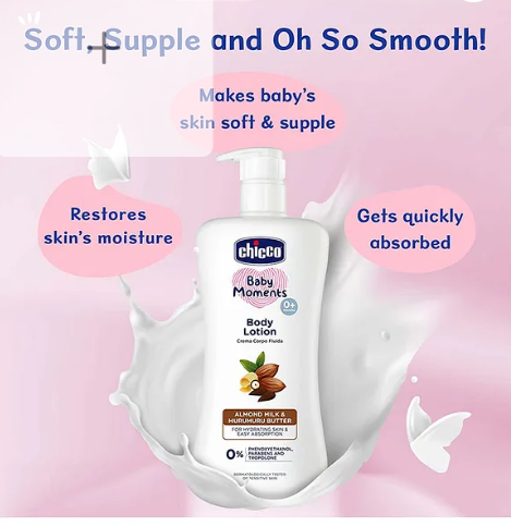 Chicco Baby Moments Body Lotion - 200 ml - Image 2