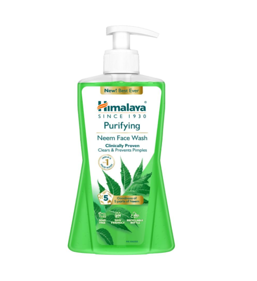 Himalaya Purifying Neem Face Wash | With 5 Parts of Neem & Turmeric | Clears & Prevents Pimples & Acne | Clinically Proven Formula | For Oily & Acne Prone Skin ||For Men and Women| 400ml