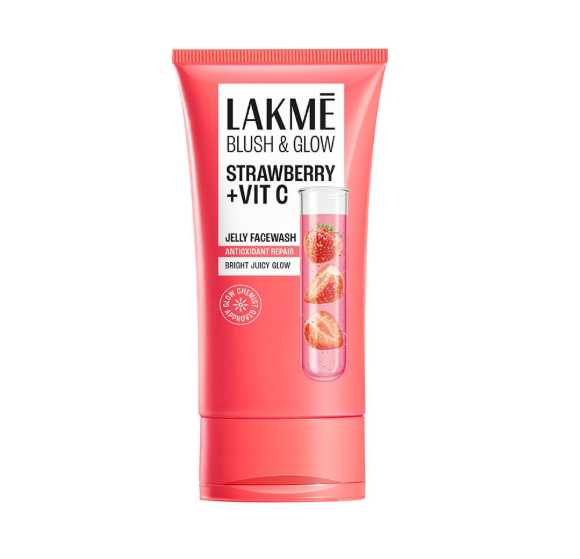 Lakme Blush & Glow Strawberry Freshness Gel Face Wash with Strawberry Extracts|| 150 g