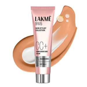 Lakme 9 to 5 CC Cream Bronze with 3% Niacinamide Complex SPF30 PA++ | 90% lightweight moisturizing cream for Care & 10% Foundation for Care |Conceals Dark Spots| Brightens Skin |30 g