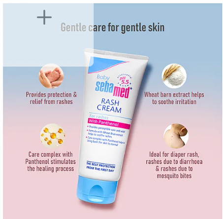 Sebamed Baby Rash Cream|pH 5.5|Ideal for Diaper Rashes|100 ml - Image 2
