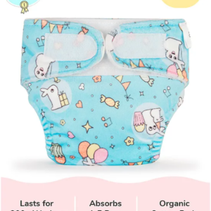 SuperBottoms Newborn UNO Premium Cloth Diaper with Absorbent Insert (0 to 3M) - Hunny Bummy