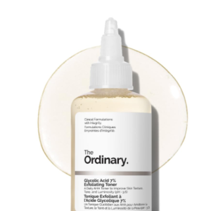 The Ordinary Glycolic Acid 7% Exfoliating Toner, Brightening and Smoothing Daily Toner for More Even-Looking Skin Tone, 100ml