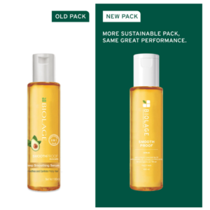 Biolage Biolage Smooth Proof 6-in-1 Hair Serum for Deep Smoothening and Frizzy Hair with Avocado and Grape Seed Oil for 72HR Frizz Control for Women and Men Vegan and Cruelty-Free​