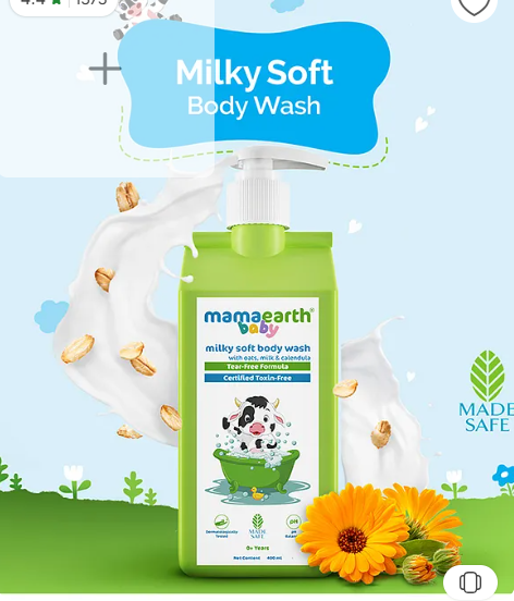 Mamaearth Baby Mama Earth Baby Body Wash - 400 ml