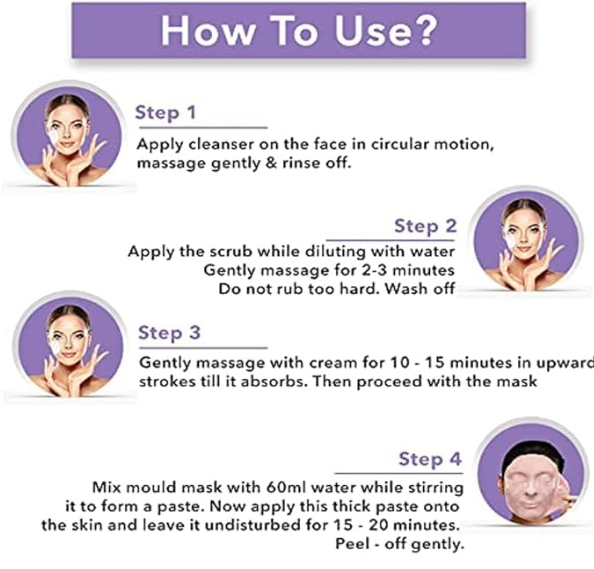 O3+ Anti Ageing Facial kit Brightening & Finelines Reducer With Peel off Mask 45gm - Image 2