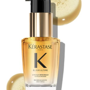 Kérastase Elixir Ultime Hair Oil-In-Serum 30ml | |For All Hair Types | 2X Shinier Hair | 96H Anti-Frizz Action | Infused with French Camellia, Marula and Argan Oils