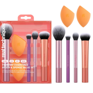 Real Techniques Miracle Beauty Blender Sponge Set with Makeup Brush Cleaner