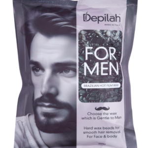 Brazilian Wax - 200 gm Face Wax | Hair Wax For Men | Painless Wax For Beard, Chest, & Full Hair Removal | Stripless Full-Body Waxing | Quick & Easy Tan Removal | Vegan & Cruelty-Free