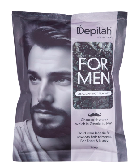 Brazilian Wax - 200 gm Face Wax | Hair Wax For Men | Painless Wax For Beard, Chest, & Full Hair Removal | Stripless Full-Body Waxing | Quick & Easy Tan Removal | Vegan & Cruelty-Free