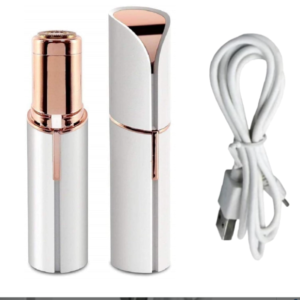VIFERA Facial Hair Remover Machine for Women - Face, Chin, Cheek, Eyebrow & Upper Lip Hair Remover, USB Rechargeable Epilator With Light(White)