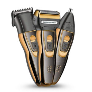 Concepta Trimmer for Men All in One - 3 in 1 Rechargeable Grooming Kit for Men – Beard Trimmer, Hair Clipper, and Nose Trimmer – Corded and Cordless Trimmers for Man - Black