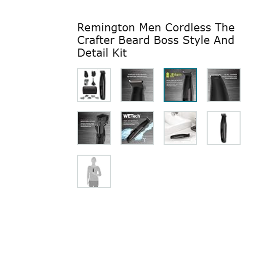 Remington Men Cordless The Crafter Beard Boss Style And Detail Kit - Image 2