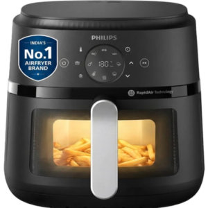 PHILIPS Air Fryer NA231/00 with touch panel, 6.2 Litre, Extra Large