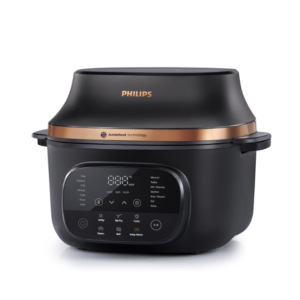 Philips OneChef, 6 Litre Smart All in One Cooking Device 33-in-1 Functions: Air Fryer, Stir Fry, Steam, Boil, Curry & More. AmbiHeat Technology for Indian Recipes & Biryani.