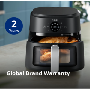 PHILIPS Air Fryer NA231/00 with touch panel, 6.2 Litre, Extra Large